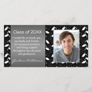 Cartão De Agradecimento Obrigado da graduação do almofariz você