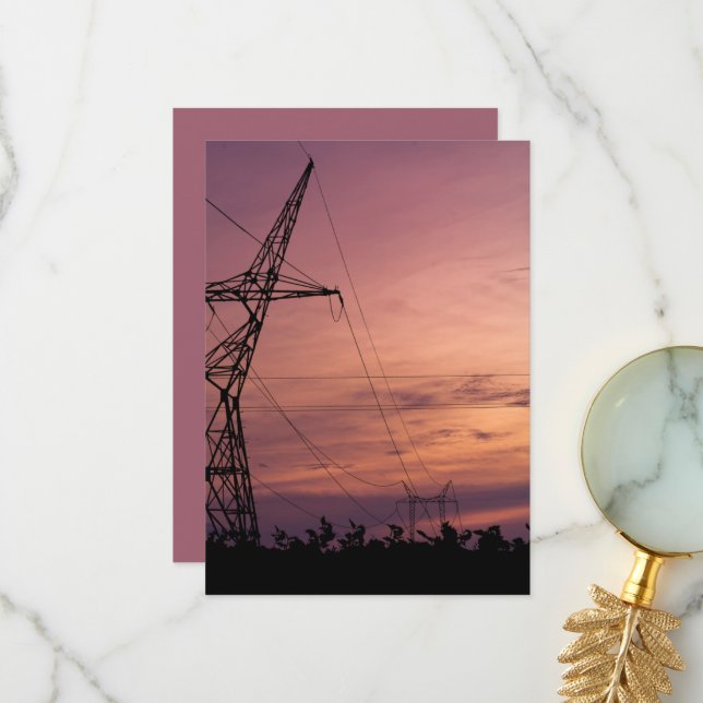 Cartão De Agradecimento obrigado de apreciação de professores (Frente/Verso In Situ)