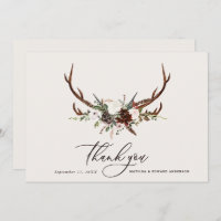 Obrigado de casamento russo elegante você botânico