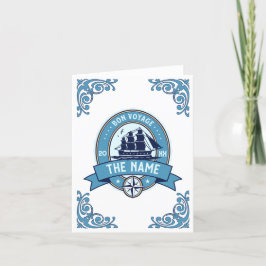 Cartão De Agradecimento Obrigado de funcionários você Bon Voyage Farewell