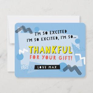 Cartão De Agradecimento OBRIGADO DE PEDIDO PERSONALIZADO que você salvou p