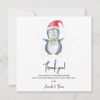 Obrigado de Pinguim do Ártico, seu chá de fraldas