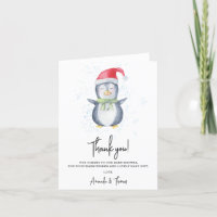 Obrigado de Pinguim do Ártico, seu chá de fraldas