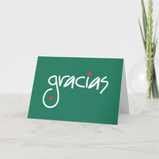 Cartão De Agradecimento Obrigado do Natal de Gracias você em alguma língua