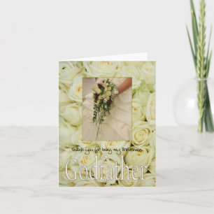 Cartão De Agradecimento Obrigado do padrinho Bridesman