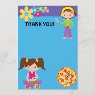 Cartão De Agradecimento Obrigado do partido de descanso você