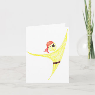 Cartão De Agradecimento Obrigado do pirata você