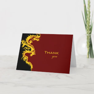 Cartão De Agradecimento Obrigado Dragon