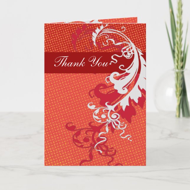 Cartão De Agradecimento Obrigado Elegante (Frente)