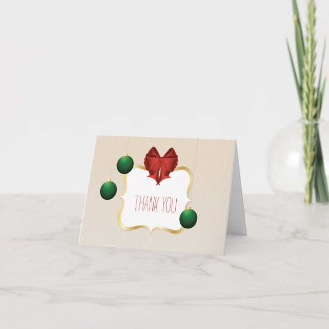 Cartão De Agradecimento Obrigado elegante e customizável do teste padrão (Frente)