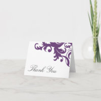 Obrigado elegante roxo do damasco da ameixa você