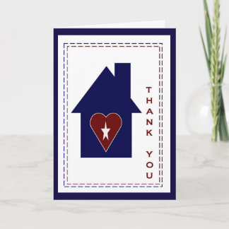 Cartão De Agradecimento Obrigado - esposo militar/MilSpouse