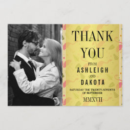 Cartão De Agradecimento Obrigado! | Flamingos Rosa Quente Fabulosos Modern