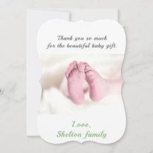 Obrigado Foto do Chá de fraldas Verde