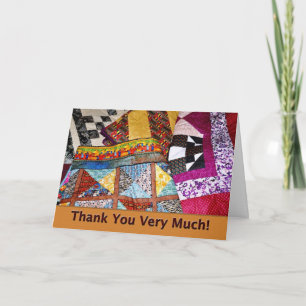 Cartão De Agradecimento Obrigado Funcionários Quilts