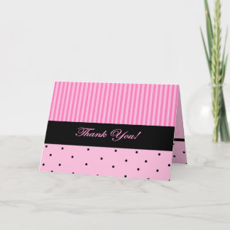 Cartão De Agradecimento Obrigado, Greve Rosa