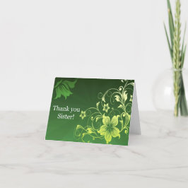 Cartão De Agradecimento Obrigado Irmã!