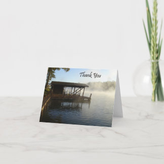 Cartão De Agradecimento Obrigado Lago