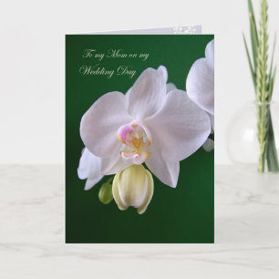 Cartão De Agradecimento Obrigado Mãe Card com orquídea