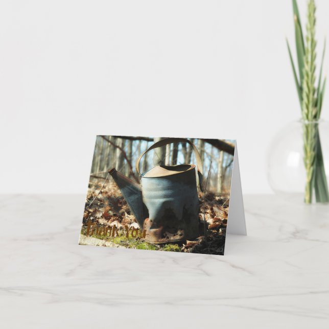 Cartão De Agradecimento Obrigado notar (Frente)