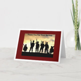 Cartão De Agradecimento obrigado-o para o seu serviço