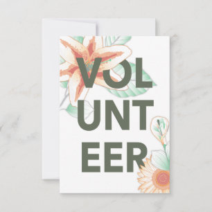 Cartão De Agradecimento obrigado oferecendo flores