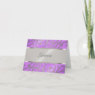 Cartão De Agradecimento Obrigado, Orquídea Elegante.