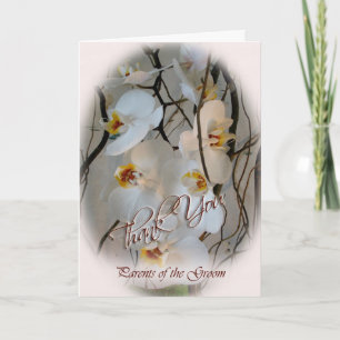 Cartão De Agradecimento Obrigado pais do Noivo