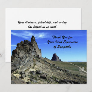 Cartão De Agradecimento Obrigado pela sua simpatia, Shiprock