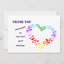 CARTÃO DE AGRADECIMENTO OBRIGADO PELO FAZER DA MINHA VIDA TÃO MAIS DOENTE!