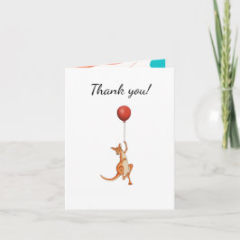 Cartão De Agradecimento Obrigado pelo presente do bebê!