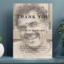 Cartão De Agradecimento Obrigado Personalizado Simpatia Fotográfica Funera