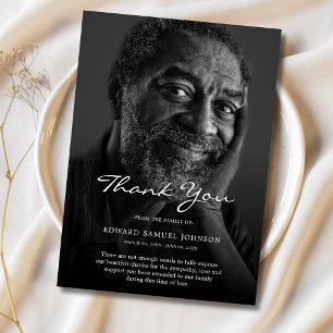 Cartão De Agradecimento Obrigado Personalizado Simpatia Fotográfica Funera