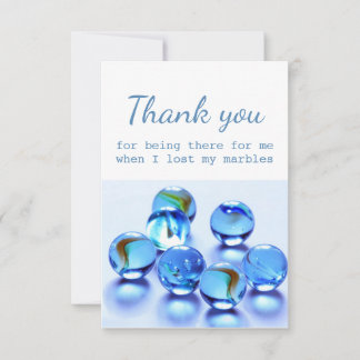 Cartão De Agradecimento Obrigado Por Ajuda Quando Perdi Meus Mármores