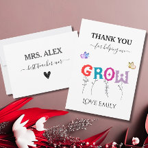 Obrigado por me ajudar a crescer o apreço do profe