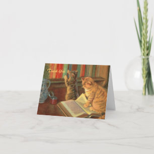 Cartão De Agradecimento Obrigado por me emprestar seu livro