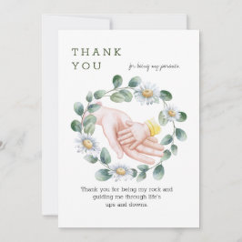 Cartão De Agradecimento Obrigado por ser minha pedra