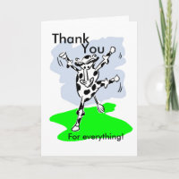 Obrigado por tudo! Cartografia de vaca dançante