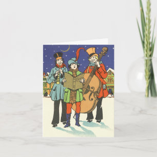 Cartão De Agradecimento Obrigado por um Natal Antigo