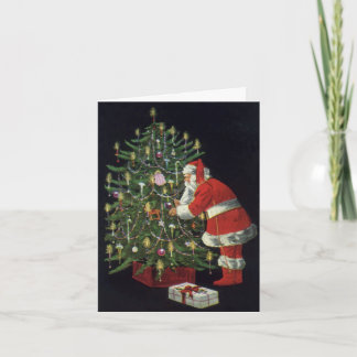 Cartão De Agradecimento Obrigado por um Natal Antigo