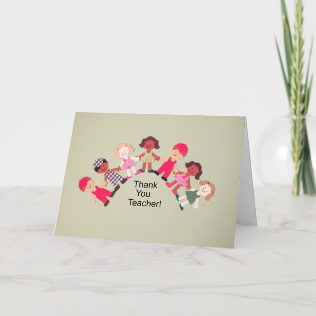 Cartão De Agradecimento Obrigado Professor! (Frente)