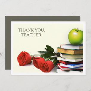 Cartão De Agradecimento Obrigado, Professor.  Placas planas personalizadas