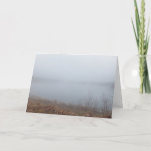 Cartão De Agradecimento Obrigado, quando a vida é dura e apenas uma névoa