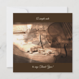 Cartão De Agradecimento Obrigado que bonito simples você nota