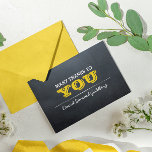 Cartão De Agradecimento Obrigado que de Mitzvah do bar Dourado do quadro<br><div class="desc">Mostre a sua gratitude no estilo com estes o obrigado elegante você notas. Cada linha de texto é inteiramente customizável,  incluindo a mensagem interna opcional,  para dizer apenas o que você quer (supressão para deixar o vazio).</div>