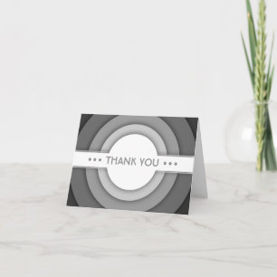 Cartão De Agradecimento OBRIGADO (retrô)