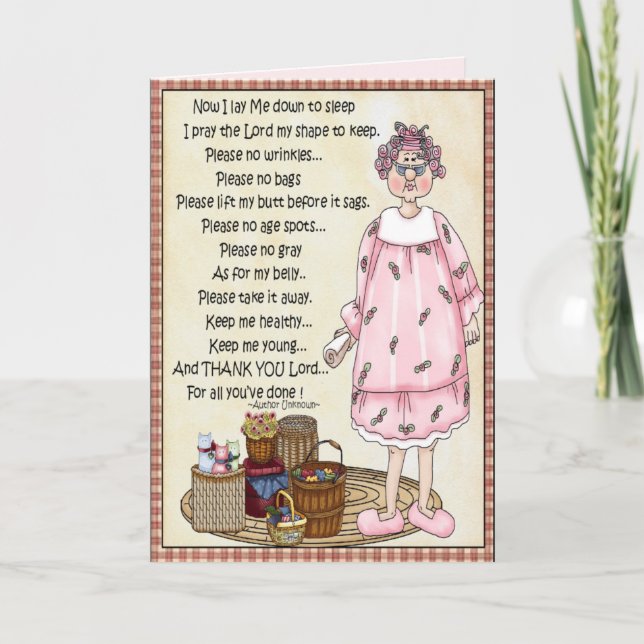 Cartão De Agradecimento Obrigado Senhor... (Frente)