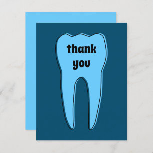Cartão De Agradecimento OBRIGADO SEU dente estranho