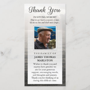 Cartão De Agradecimento Obrigado Simpatia Fotográfica Personalizada - Água