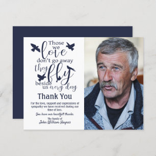 Cartão De Agradecimento Obrigado Simpatia Funerária Aqueles Que Amamos O P